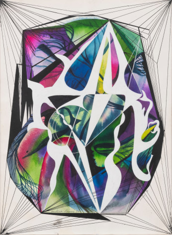 Untitled, 1977, Watercolor and ink on paper