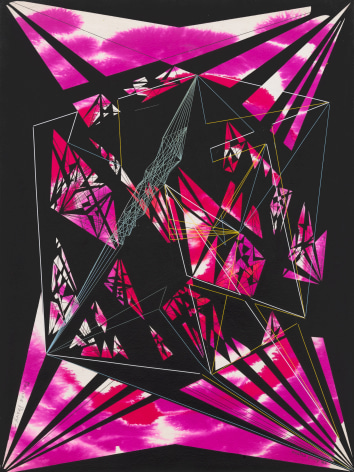 Untitled, 1984, Watercolor, ink and Letraset on paper