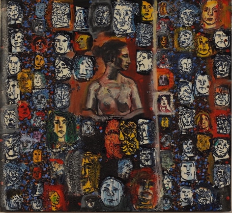 Bob Witz (b. 1934)&nbsp;, Faces,&nbsp;n.d.