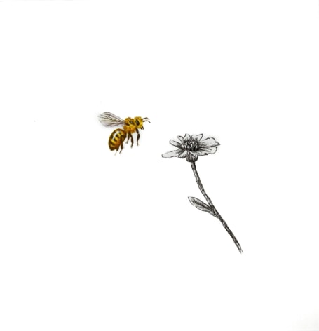 Isabelle du Toit, Bee with Flower II, 2025