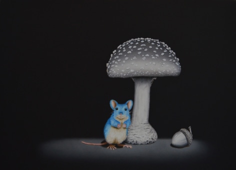 Isabelle du Toit, Amanita Acorn and Blue Mouse, 2022