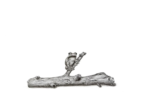 Isabelle du Toit, Frog on Branch, 2025