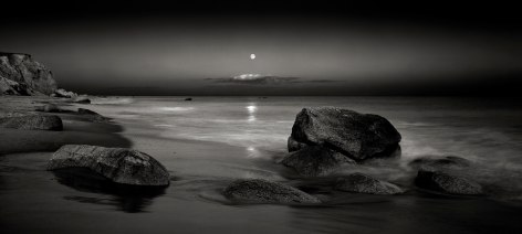 David Fokos, Moonrise Over Lucy Vincent Beach, Chilmark, Massachusetts 1995, 1995