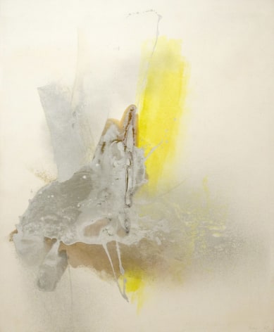 CLEVE GRAY, Silver Song, 1967, Acrylic and enamel on canvas, 101 x 80 inches