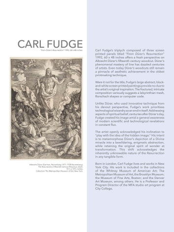 Robert Rauschenberg and Carl Fudge - Sacred Spaces: Art and Spirituality at the Fourth Universalist Society in the City of New York