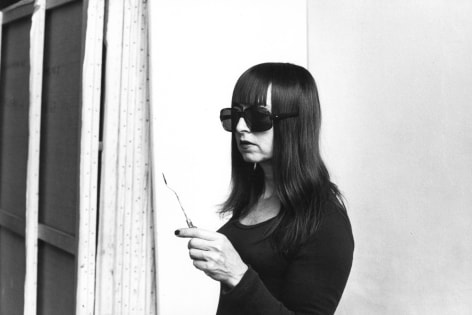 Shirley Goldfarb in her Paris studio, Photo by Gregory Masurovsky