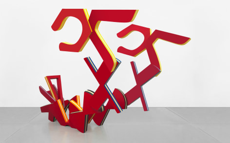 George Sugarman, Archer, 1968, Acrylic on wood, 89 x 64 x 120 inches