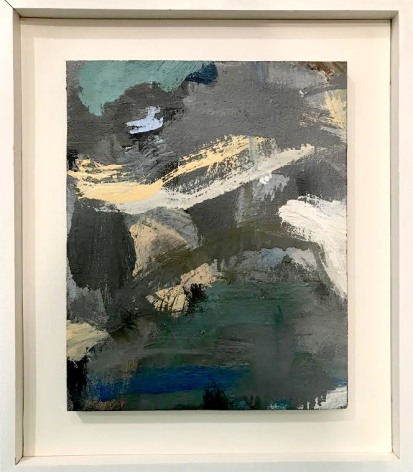 Kikuo Saito, Spanish Gray, 2010, Oil on board, 10-1/2 x 8-1/2 inches