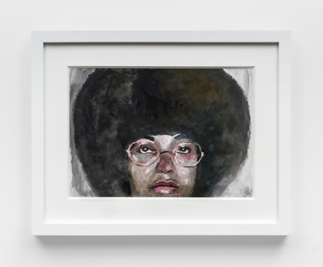 Iris Kensmil Study for Angela with Glasses, 2021