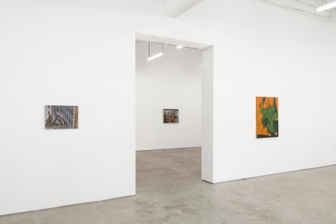 Their Private Worlds Contained The Memory of a Painting that had Shapes as Reassuring as the Uncanny Footage of a Sonogram, 2022., Installation view