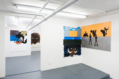Omari Douglin,&nbsp;MOD (Montage Ontology Domain), Theta, New York, 2022. Installation view.&nbsp;