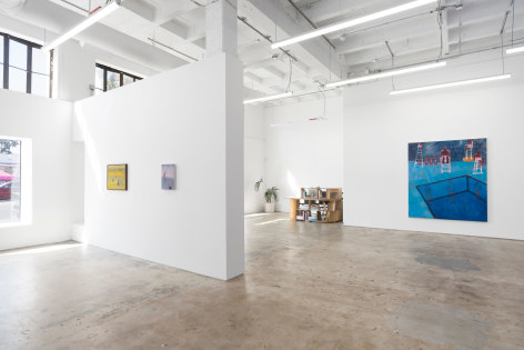 Katherine Bradford &amp;amp; Sedrick Chisom,&nbsp;Angels to Some, Demons to Others, Matthew Brown, Los Angeles,&nbsp;2022., Installation view.