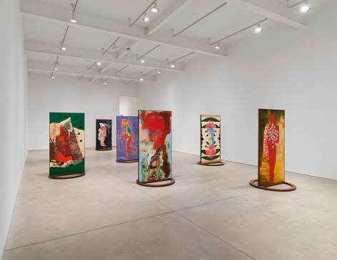 Olivia van Kuiken,&nbsp;Bastard Rhyme, Matthew Brown, New York, 2025. Installation view., (Photo: Charles Benton)