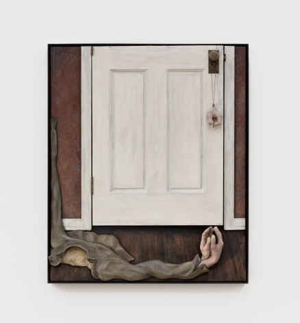 No More Lonely Nights, 2019, Wood, plaster, pigmented joint compound,&nbsp;milk paint,