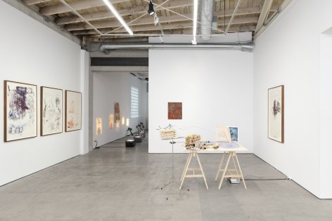 Uri Aran, House, Matthew Brown, Los Angeles, 2024. Installation view., (Photo: Paul Salveson)