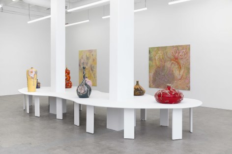 Lila de Magalhaes,&nbsp;Laps of Chrysalis,&nbsp;Matthew Brown, Los Angeles, 2024. Installation view., (Photo: Paul Salveson)