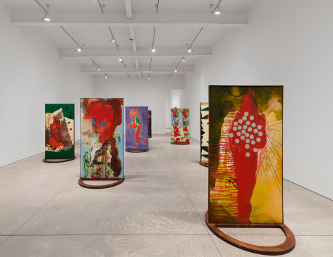 Olivia van Kuiken,&nbsp;Bastard Rhyme, Matthew Brown, New York, 2025. Installation view., (Photo: Charles Benton)