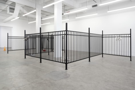 Fin Simonetti,&nbsp;Hardening,&nbsp;Matthew Brown, Los Angeles, 2023. Installation view.&nbsp;