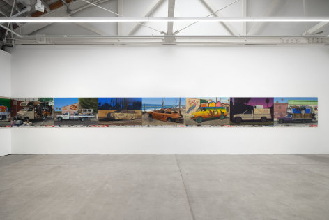 Alfonso Gonzalez Jr.,&nbsp;NO PARKING, Matthew Brown, Los Angeles, 2025. Installation view., (Photo: Paul Salveson)