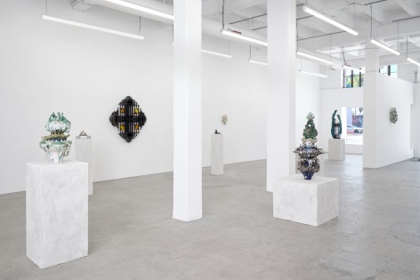 Heidi Lau and Leelee Chan,&nbsp;Chrysalis Spectre,&nbsp;Matthew Brown, Los Angeles, 2024. Installation view (Photo: Paul Salveson).&nbsp;