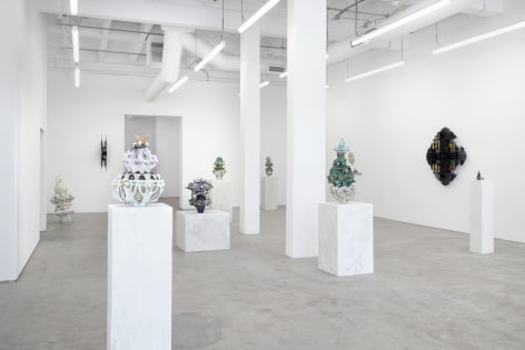 Heidi Lau and Leelee Chan,&nbsp;Chrysalis Spectre,&nbsp;Matthew Brown, Los Angeles, 2024. Installation view (Photo: Paul Salveson).&nbsp;