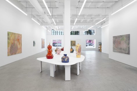 Lila de Magalhaes,&nbsp;Laps of Chrysalis,&nbsp;Matthew Brown, Los Angeles, 2024. Installation view., (Photo: Paul Salveson)