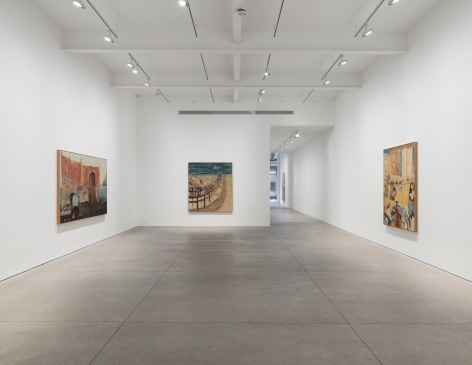 Nick Goss, Stations, Matthew Brown, New York, 2025. Installation view., (Photo: Charles Benton)