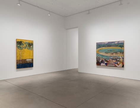 Nick Goss, Stations, Matthew Brown, New York, 2025. Installation view., (Photo: Charles Benton)