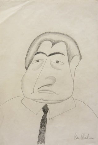 Ben Shahn, Portrait of Marc Gould (The Artist&rsquo;s Brother-in-Law), pencil on paper, 11 x 7 1/4 inches