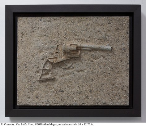Alan Magee, To Posterity: The Little Wars, 2010, mixed media, 10 x 12.75 inches