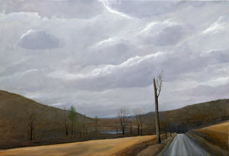 William Beckman Deep Hollow Road, 2023-24 oil on panel 32 x 46 inches