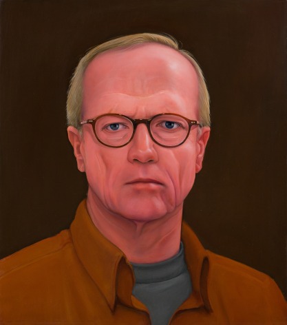 William Beckman, S.P., Brown on Brown, 2013, oil on panel, 21 x 18 1/2 inches
