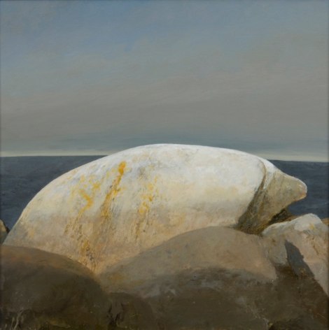 Bo Bartlett, Wedding Rock (Study for Triumph of Romance), 2008, oil on panel, 22 1/2 x 22 1/2 inches