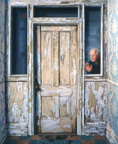 James Valerio, A Door, 2006, oil on canvas, 84 x 96 inches