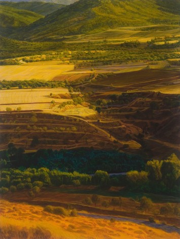 Peter Krausz, (No) Man's Land No. 7 (SOLD), 2008, secco on panel, 40 x 30 inches