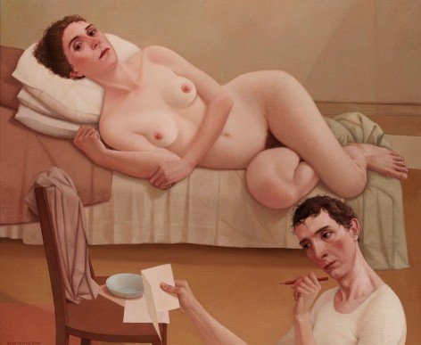 alan feltus, Insomnia, 2008, oil on canvas, 39 1/4 x 47 1/4 inches