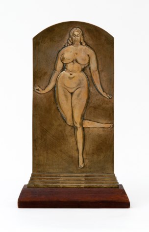 Gaston Lachaise, Woman, c. 1911&ndash;18, bronze relief, 14 1/2 h x 7 w x 1 1/2 d inches, unique cast