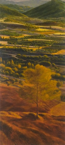 Peter Krausz, (No) Man's Land No. 10, 2008, secco on panel, 80 x 36 inches