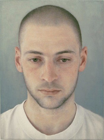 robert bauer, Adam (SOLD), 2011, oil on canvas mounted on wood, 7 9/16 x 5 3/8 inches