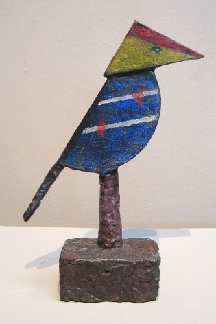 Max Weber, Colored Bird, 1960, bronze, 5 3/4 x 4 x 3 inches