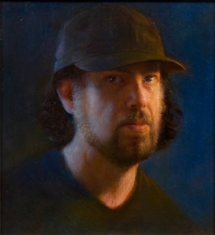 Steven Assael, Self-Portrait, 2012, oil on panel, 11 x 12 inches