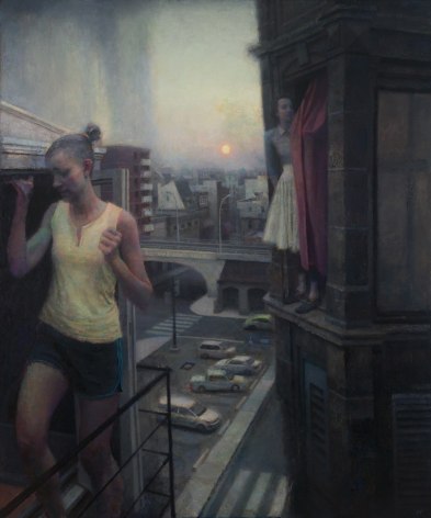 Paul Fenniak Summer Evening, 2023 oil on canvas 62 x 52 inches