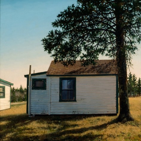 Linden Frederick, Cabin 5 (SOLD), 2007, oil on panel, 12 1/4 x 12 1/4 inches