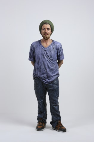 sean henry, LM, 2014, bronze, oil paint, 32 x 11 x 9 inches, Edition of 6