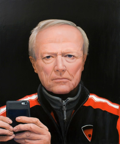 William Beckman, S.P. w/ I-P, 2019, oil on panel, 23 3/4 x 19 1/2 inches