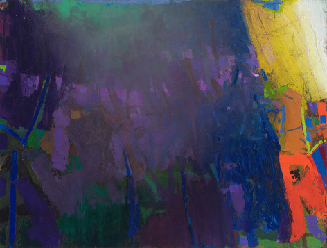 brian rutenberg, Storm Front, 2014, oil on linen, 38 x 50 inches