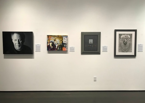 installation photo: Artists by Artists, Forum Gallery, New York, NY, January 20 - February 24, 2018