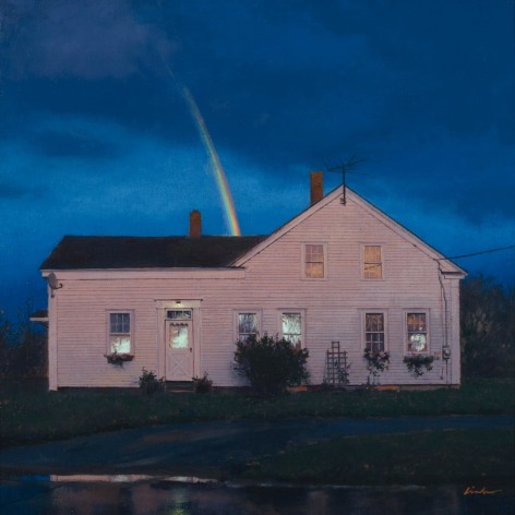 Linden Frederick, Prism (SOLD), 2007, oil on panel, 12 1/4 x 12 1/4 inches