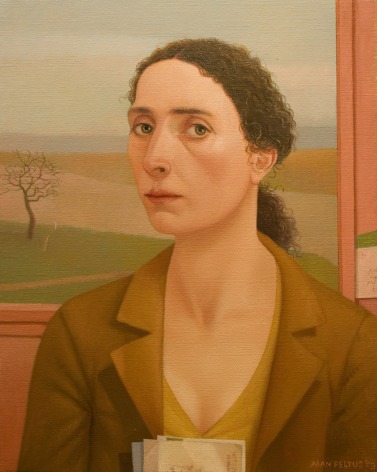 alan feltus, Anna Eva, 2009, oil on canvas, 19 3/4 x 15 3/4 inches