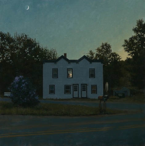 linden frederick, Patriot (SOLD), 2014, oil on linen, 34 x 34 inches